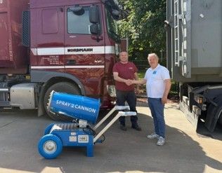SprayCannon 25 Nebelkanone fur Nordmann Containers